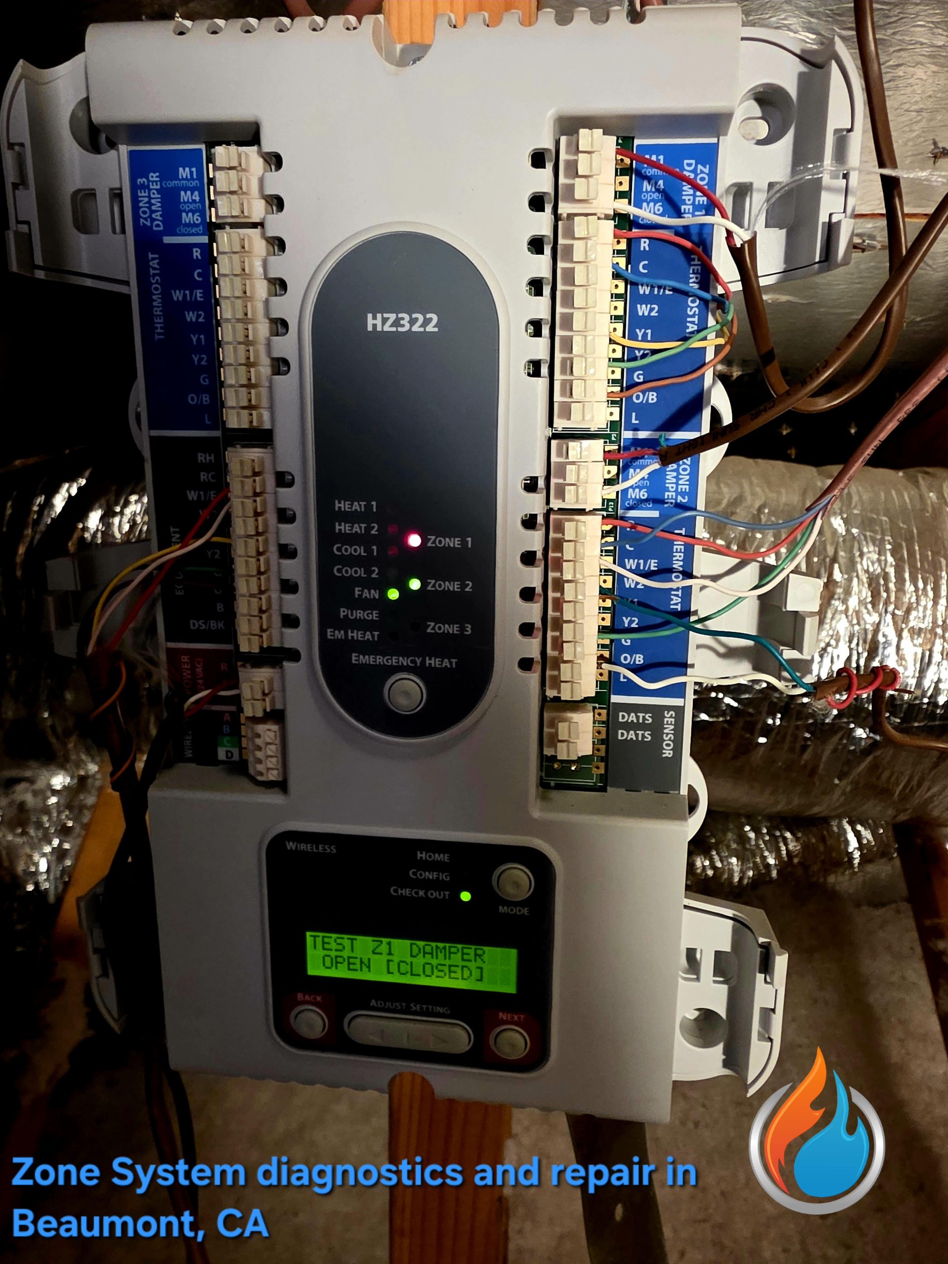 HVAC zone system diagnostics Temecula Inland Empire